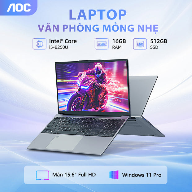 Laptop NoteBook Viamei 15.6inch i5-8250U/ i7-8650U 16GB 512GB Win11 pro Hàng mới 100%, chính hãng