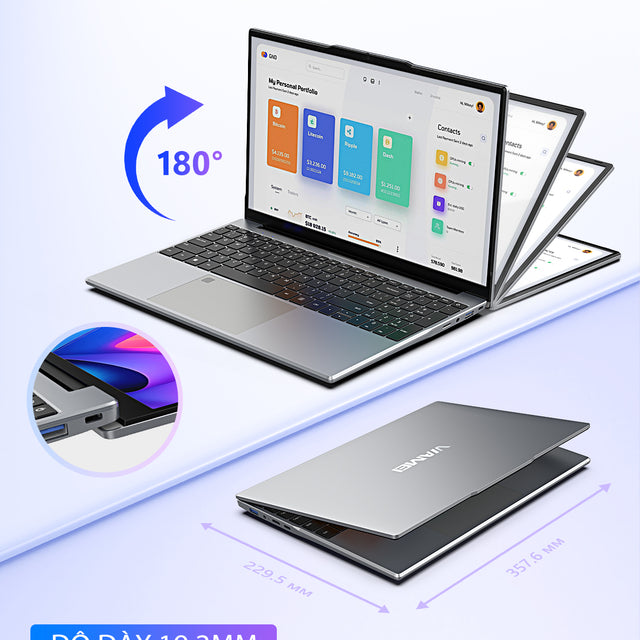 Laptop NoteBook Viamei 15.6inch i5-8250U/ i7-8650U 16GB 512GB Win11 pro Hàng mới 100%, chính hãng