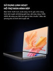 Laptop cảm ứng giá rẻ I3 - 1215U, 2 màn hình 10.95 inch, Ram 16GB, SSD 512GB, gập 180 độ, Win 11 bản quyền