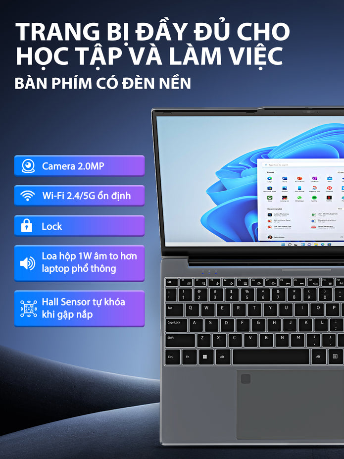 Laptop NoteBook Viamei 15.6inch i5-8250U/ i7-8650U 16GB 512GB Win11 pro Máy mới 100%, chính hãng