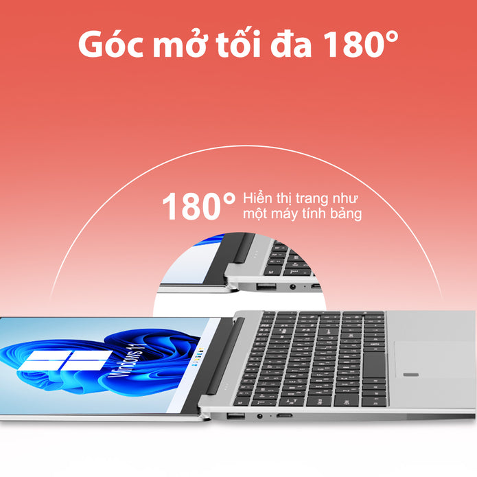 Laptop AOC NoteBook giá rẻ 15.6 inch, Intel N5095, Ram 16GB, SSD 512GB, Win 11 - Bảo hành 2 năm
