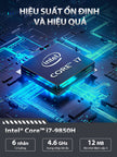 Laptop 2 màn hình 16 & 14 inch cảm ứng Intel Core i7-9850H Windows 11 Pro dành cho doanh nhân Máy mới 100%, chính hãng