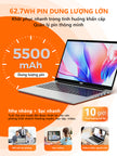 AOC Laptop giá rẻ 15.6 inch R7-7730U RAM 16GB, SSD 512GB mỏng nhẹ cho học tập, văn phòng - BH 1 năm