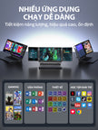 Laptop 3 màn hình MAX16, chính 16 inch & 2 phụ 10.5 inch Intel Core i7-12TH Windows 11 Pro Máy mới 100%, chính hãng