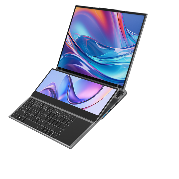 Laptop 2 màn hình 16 & 14 inch cảm ứng Intel Core i7-9850H Windows 11 Pro dành cho doanh nhân Máy mới 100%, chính hãng